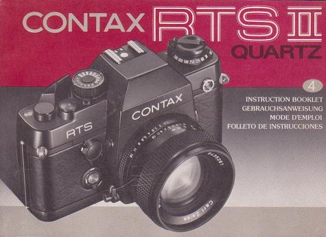 Contax RTS II Manual (English)